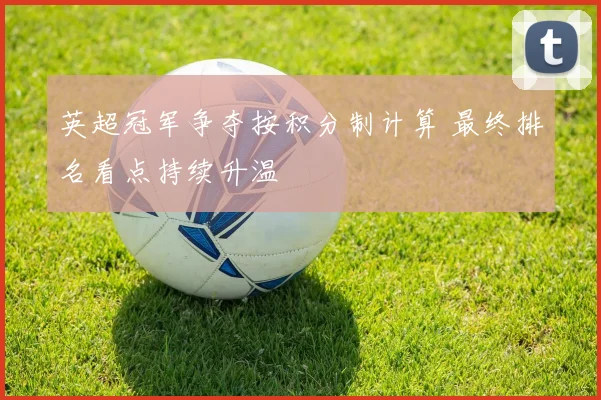 英超冠军争夺按积分制计算 最终排名看点持续升温