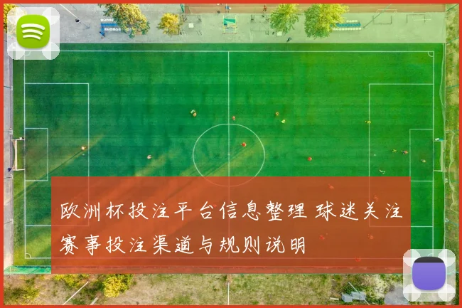 欧洲杯投注平台信息整理 球迷关注赛事投注渠道与规则说明